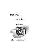 Pentax Model Optio S60 Operating Manual preview