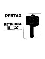 Pentax Motor Drive LX Operating Manual preview