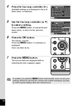 Предварительный просмотр 36 страницы Pentax MX-1 Operating Manual