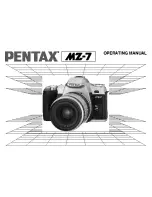 Pentax MZ-7 QUARTZ DATE Operating Manual preview