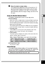 Preview for 23 page of Pentax Optio 230 Operating Manual