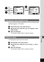 Preview for 107 page of Pentax Optio 230 Operating Manual