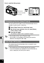 Preview for 110 page of Pentax Optio 230 Operating Manual