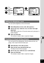 Preview for 111 page of Pentax Optio 230 Operating Manual