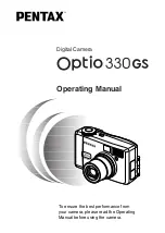 Preview for 1 page of Pentax Optio 330 GS Operating Manual