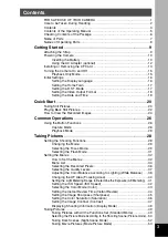 Preview for 5 page of Pentax Optio 330 GS Operating Manual