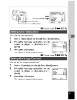 Preview for 47 page of Pentax Optio 33L Operating Manual