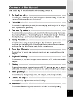 Preview for 9 page of Pentax Optio 43WR Operating Manual