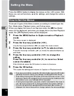 Preview for 34 page of Pentax Optio 43WR Operating Manual