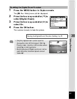 Preview for 63 page of Pentax Optio 43WR Operating Manual