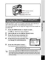 Preview for 67 page of Pentax Optio 43WR Operating Manual