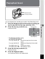 Preview for 75 page of Pentax Optio 43WR Operating Manual