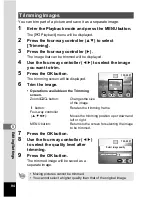 Preview for 99 page of Pentax Optio 43WR Operating Manual