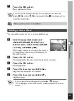 Preview for 91 page of Pentax Optio 450 Operating Manual