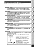 Preview for 9 page of Pentax OPTIO 550 Operating Manual