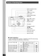 Preview for 12 page of Pentax OPTIO 550 Operating Manual