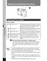 Предварительный просмотр 42 страницы Pentax OPTIO 550 Operating Manual