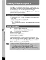 Предварительный просмотр 106 страницы Pentax OPTIO 550 Operating Manual