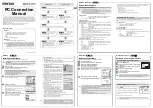 Preview for 1 page of Pentax Optio A10 Connection Manual