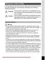 Preview for 3 page of Pentax Optio A30 Operating Manual