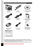 Preview for 14 page of Pentax Optio A30 Operating Manual