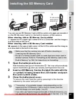 Preview for 23 page of Pentax Optio A30 Operating Manual