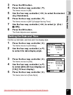 Preview for 29 page of Pentax Optio A30 Operating Manual