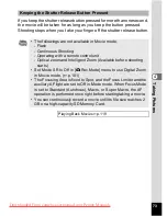 Preview for 75 page of Pentax Optio A30 Operating Manual