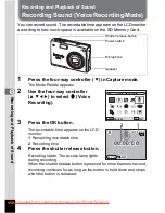 Preview for 114 page of Pentax Optio A30 Operating Manual