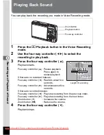 Preview for 116 page of Pentax Optio A30 Operating Manual