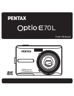 Preview for 1 page of Pentax OPTIO E70L User Manual