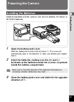 Preview for 29 page of Pentax Optio E90 Black Operating Manual