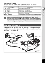 Preview for 31 page of Pentax Optio E90 Black Operating Manual