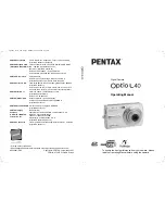 Pentax OPTIO L40 Operating Manual preview