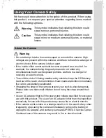 Preview for 3 page of Pentax OPTIO L40 Operating Manual