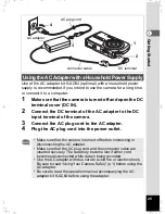 Preview for 27 page of Pentax OPTIO L40 Operating Manual