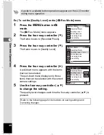 Preview for 50 page of Pentax OPTIO L40 Operating Manual