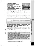 Preview for 117 page of Pentax OPTIO L40 Operating Manual