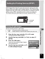 Preview for 137 page of Pentax OPTIO L40 Operating Manual