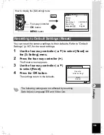 Preview for 165 page of Pentax OPTIO L40 Operating Manual