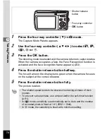 Preview for 74 page of Pentax OPTIO L60 Operating Manual