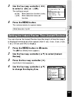 Preview for 105 page of Pentax OPTIO L60 Operating Manual