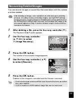 Preview for 139 page of Pentax OPTIO L60 Operating Manual