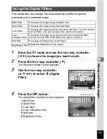 Preview for 149 page of Pentax OPTIO L60 Operating Manual