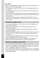 Preview for 4 page of Pentax Optio M30 Operating Manual