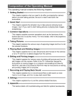 Preview for 13 page of Pentax Optio M30 Operating Manual