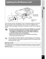 Preview for 27 page of Pentax Optio M30 Operating Manual