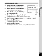 Preview for 37 page of Pentax Optio M30 Operating Manual