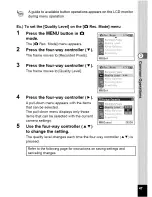 Preview for 49 page of Pentax Optio M30 Operating Manual