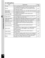 Preview for 52 page of Pentax Optio M30 Operating Manual